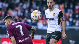 El once titular de José Bordalás para el Valencia - Athletic de Copa del Rey