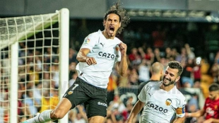 El "fichaje" de Cavani por el Valencia... en enero