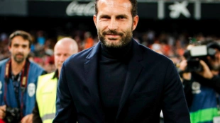 Rubén Baraja, entrenador del Valencia